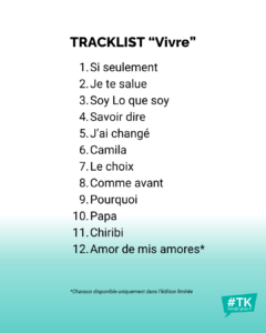 tracklist vivre